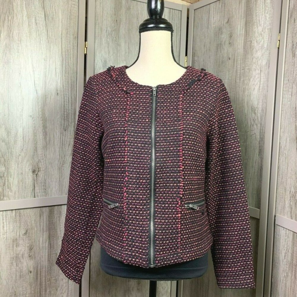 Peppercorn NWT Stitch Fix Tweed Zip Up Jacket